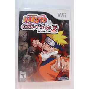 Naruto: Clash of Ninja Revolution 2 (Nintendo Wii, 2008) Complete, Tested